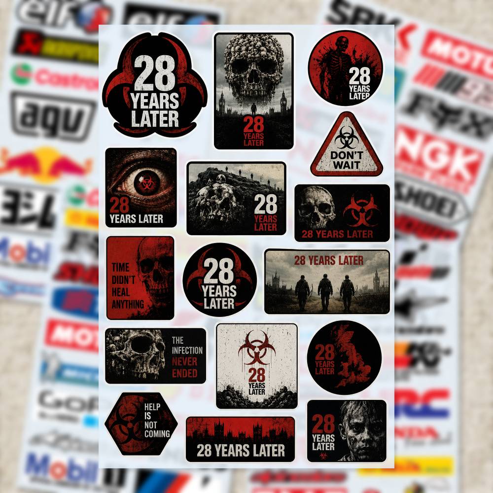 28 Y-ears L-ater Stickers Moto - Laptop Accessories Wallpaper 评论和价格