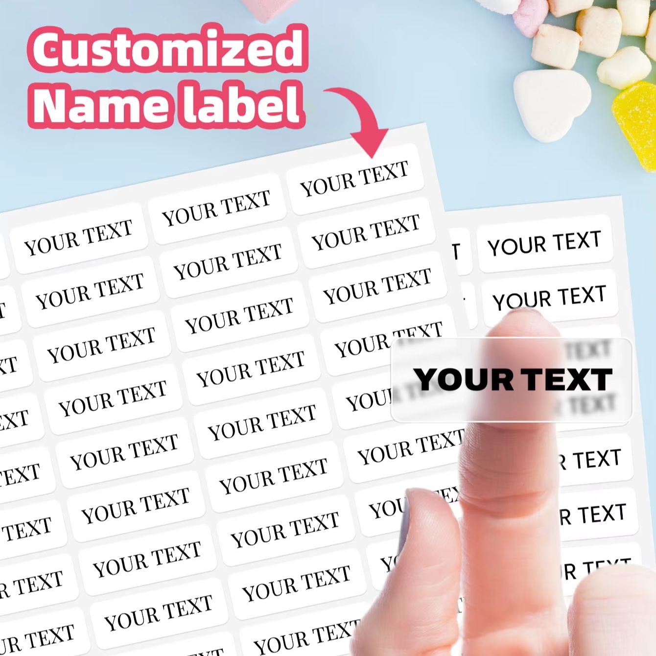 1-600PCS Custom Name Stickers, - Laptop Accessories Name 评论和价格
