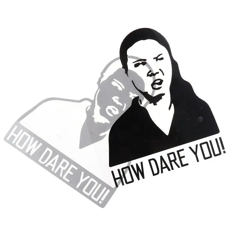 Car Sticker How Dare You! Gret - Laptop Accessories Wallpaper 评论和价格